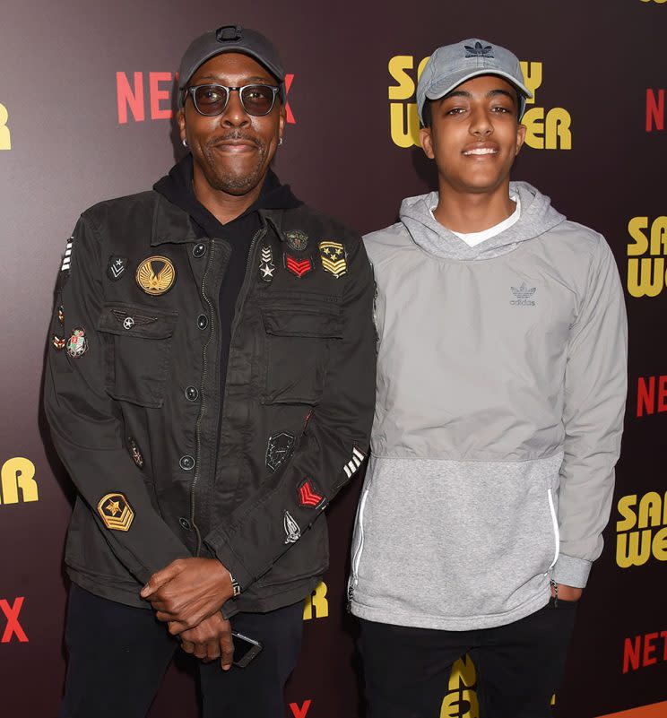 Arsenio Hall brought his son, Arsenio Hall Jr., to the Hollywood premiere of 