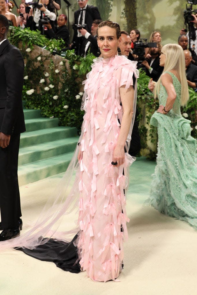 Sarah Paulson attends the 2024 Met Gala