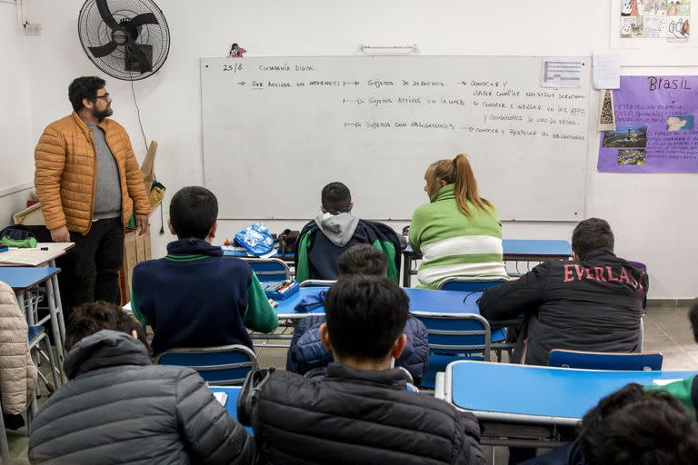 En la Escuela Saperi, en Monte Grande, ya perdieron más de 150 familias que se pasaron a establecimientos del Estado por no poder afrontar el pago de las cuotas