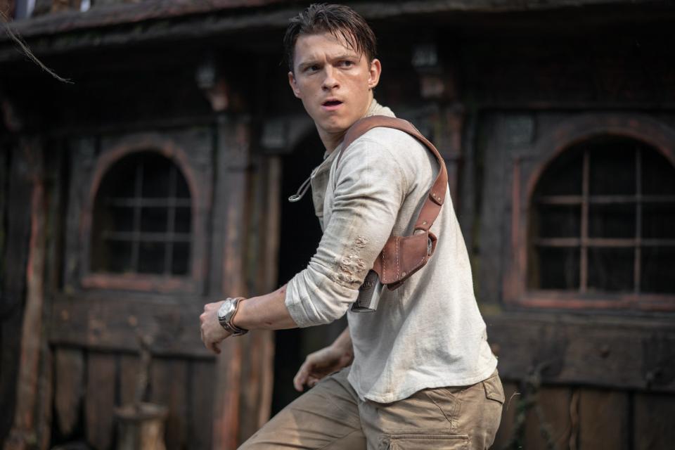 Tom Holland in Uncharted