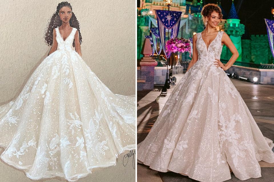 Disney Releases 2023 Collection of Wedding Gowns, Tiana