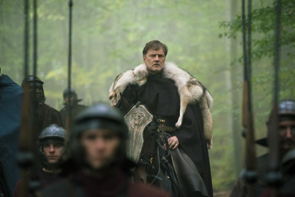 David Morrissey in a scene from the Epix series "Britannia."