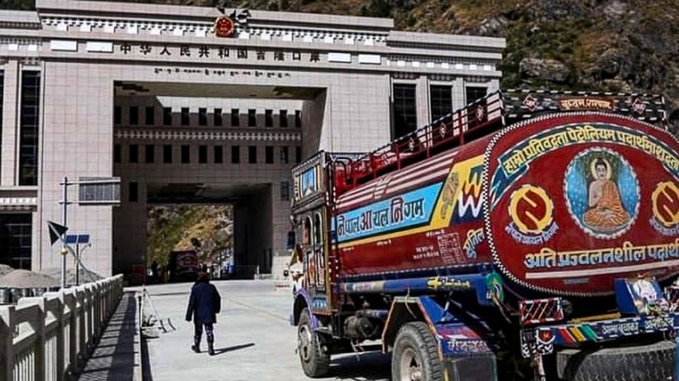 <em>A shipment of petrol arrives at Kerung port in Nepal via China in 2015, effectively ending India's decades-long fuel monopoly in the Himalayan country. Photo: CGTN </em>