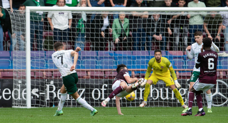 Familiar figures such as Stephen Kingsley, Alex cochrane, Peter Haring, Martin Boyle and Joe Newell all featured in this Premiership draw at Tynecastle.