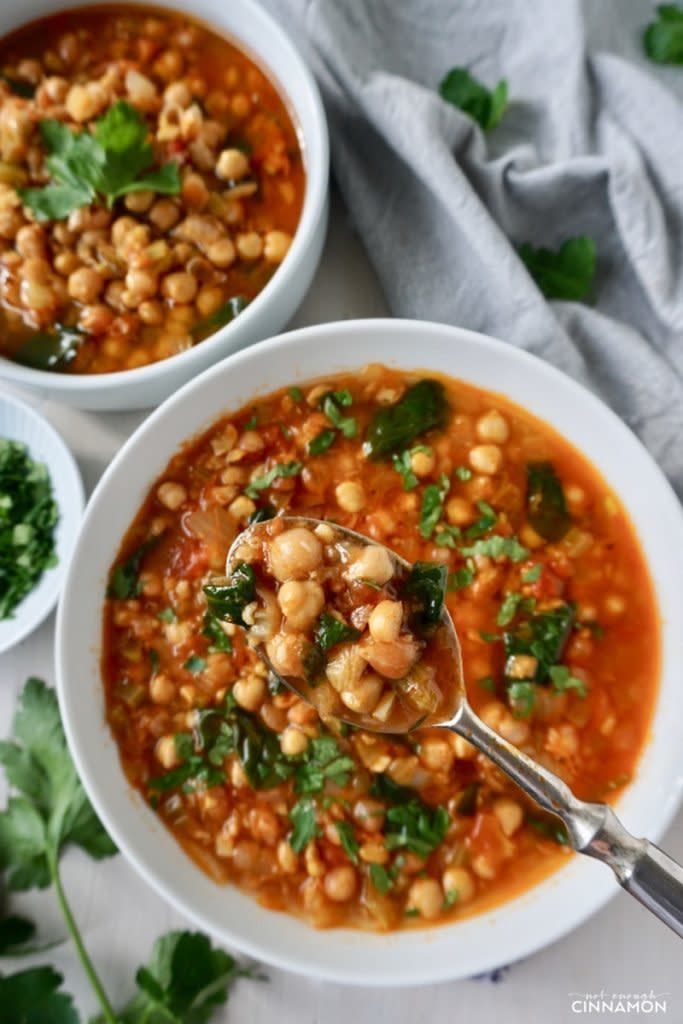 <strong>Get the <a href="https://notenoughcinnamon.com/moroccan-spiced-chickpea-soup-vegan-gluten-free/" target="_blank">Moroccan Spiced Chickpea Soup</a>&nbsp;recipe from Not Enough Cinnamon</strong>