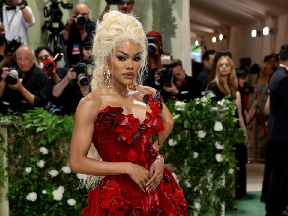 Teyana Taylor attends The 2024 Met Gala Celebrating “Sleeping Beauties: Reawakening Fashion” at The Metropolitan Museum of Art on 6 May 2024 in New York City. (Getty Images for The Met Museum/)