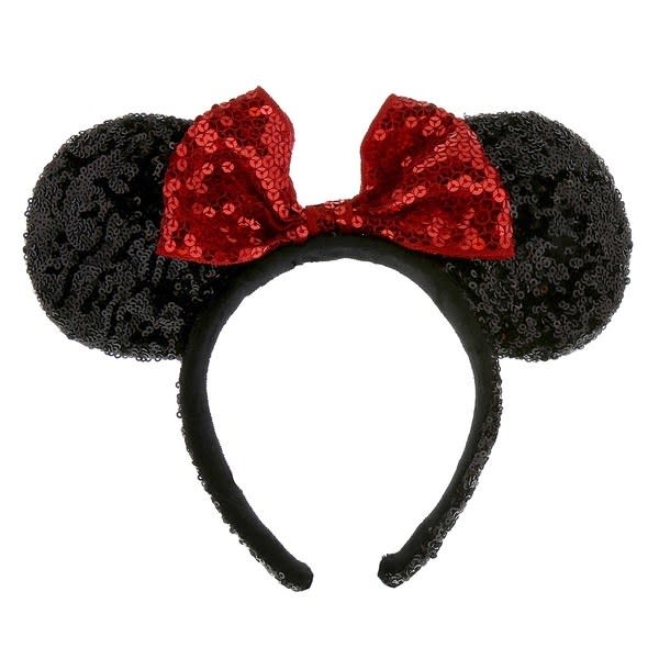 Minnie Mouse ear sequined headband, $28, shopdisney.com