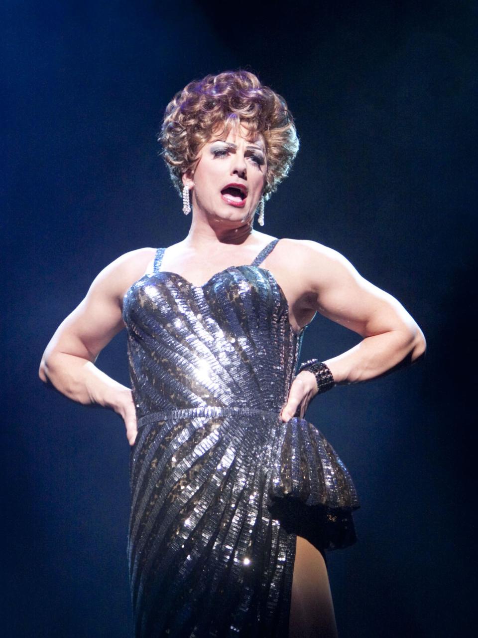 <p>Barrowman as Zaza in the musical La Cage aux Folles at The Playhouse Theatre, London in 2009</p>Rex Features