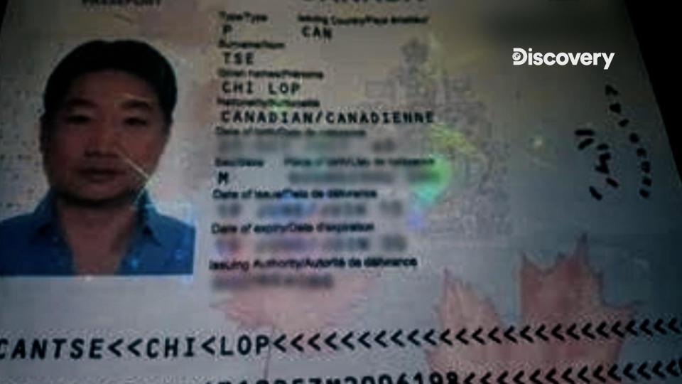 現年57歲的謝志樂出生於中國廣東省，出身當地幫派「大圈仔」，曾移居香港、目前國籍是加拿大。（圖／Discovery）