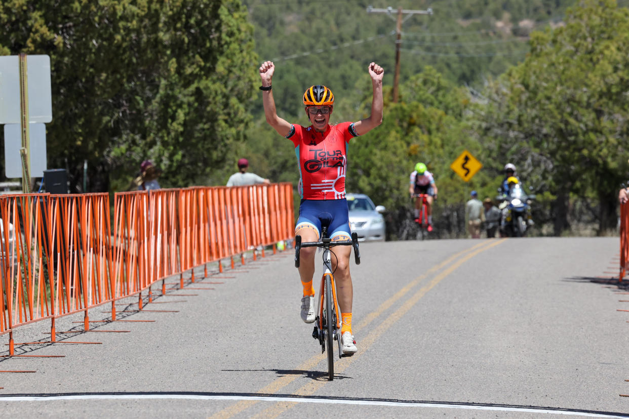  Austin Killips wins stage 5 of the Tour of the Gila. 