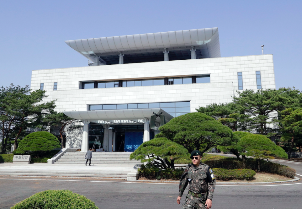 <em>Peace House, the venue for the planned summit between South Korean President Moon Jae-in and Kim Jong-un (PA)</em>