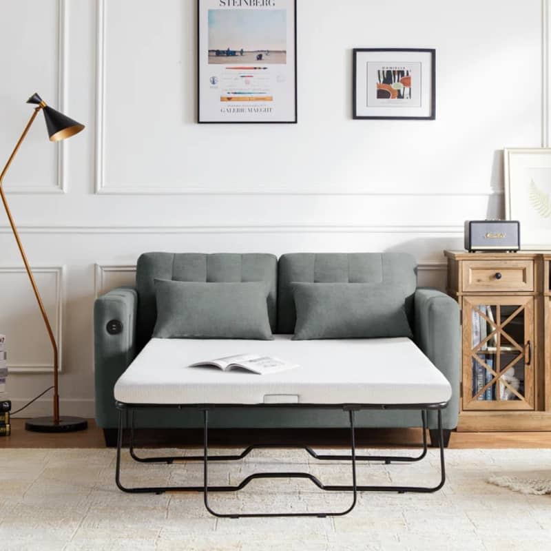 Arval 67'' Upholstered Sleeper Sofa