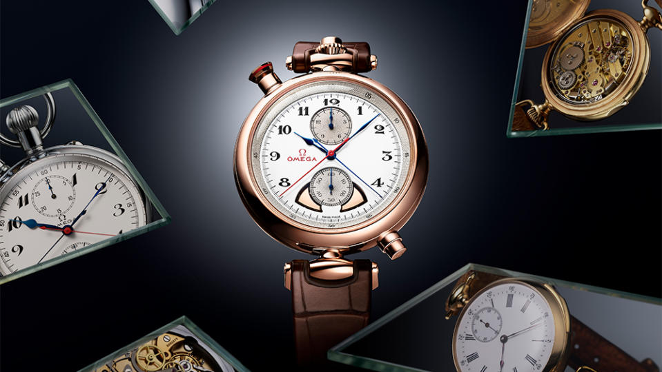 The Olympic 1932 Chrono Chime can be worn as a wrist watch or as a pocket watch.