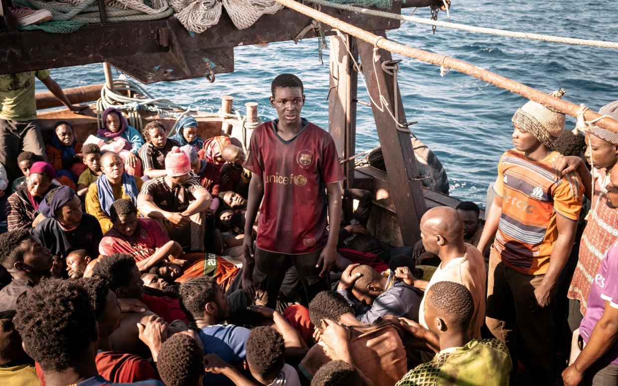 Seydou Sarr in Io Capitano, based on the life of Mamadou Kouassi