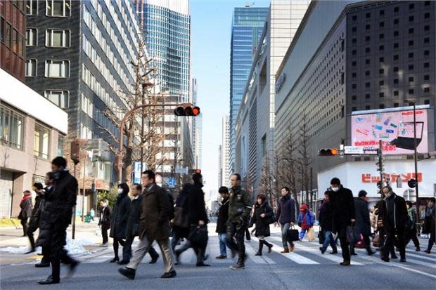 東京街頭。(來源:AFP)