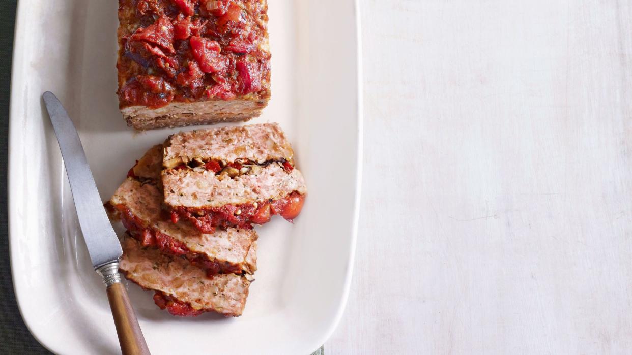 turkey meatloaf with spicy tomato jam