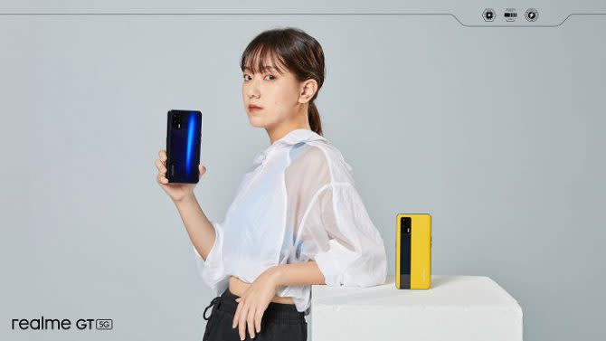 全新旗艦realme GT搭載高通S888處理器，打造冷酷全速戰神。