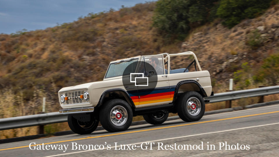 Driving Gateway Bronco's Luxe-GT restomod in Northern California.