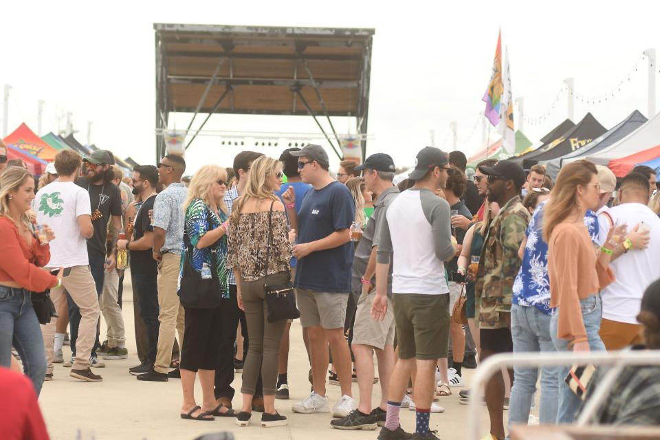 Carousel Center Beer and Wine Festival at Port City Marina & Pier in 2019.