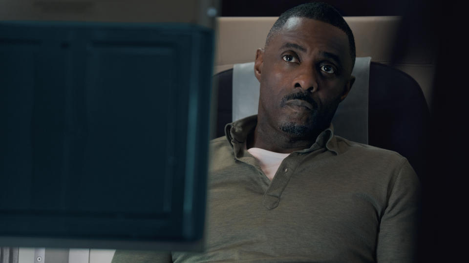 Idris Elba in Hijack. (Apple TV+)