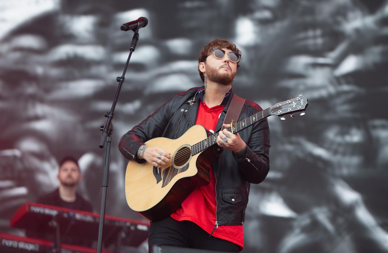 MIDDLESBROUGH, ENGLAND - MAY 25: James Arthur performs at the Radio 1 Big Weekend at Stewart Park on May 25, 2019 in Middlesbrough, England. (Photo by Jo Hale/Redferns)