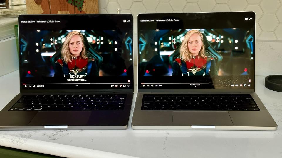 MacBook Pro 14-inch M3 Marvels traile vs MacBook Pro M1 Pro