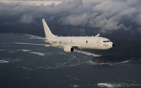 Boeing P-8 maritime spyplane 