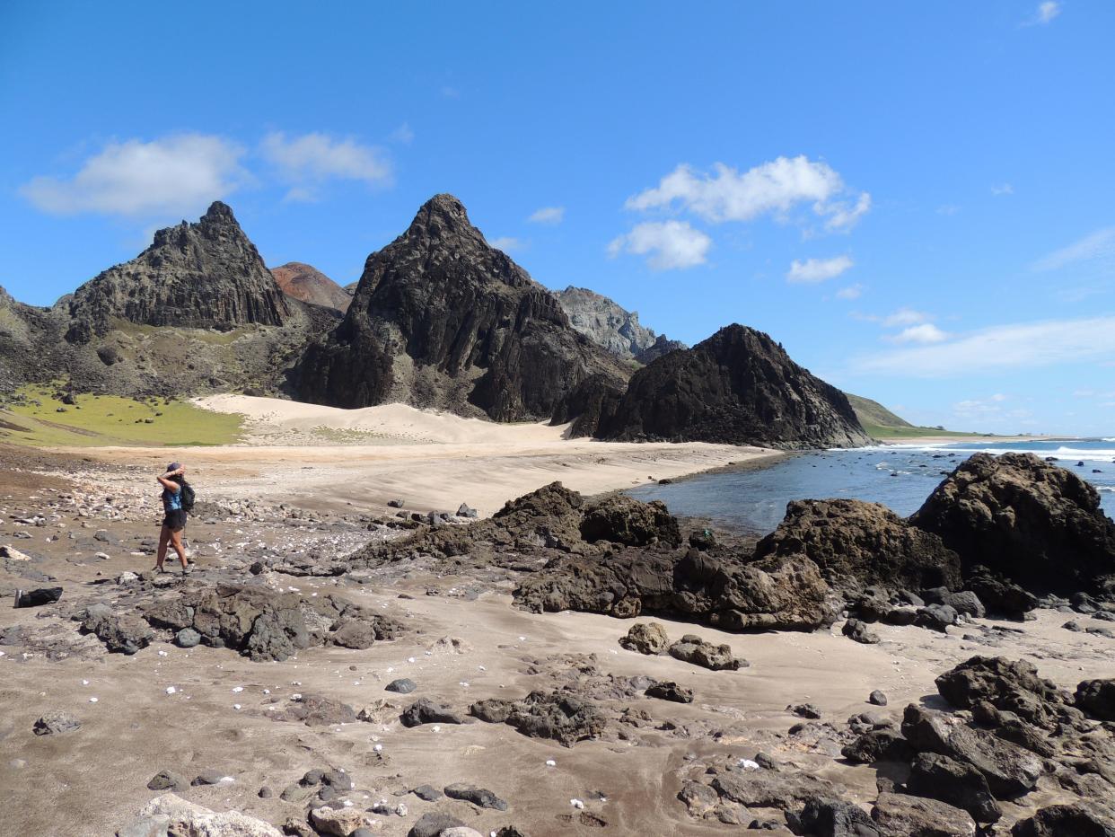 Researchers found plastic rocks on Trindade Island, a volcanic island  in the South Atlantic Ocean, more than 600 miles east of Espírito Santo in Brazil.