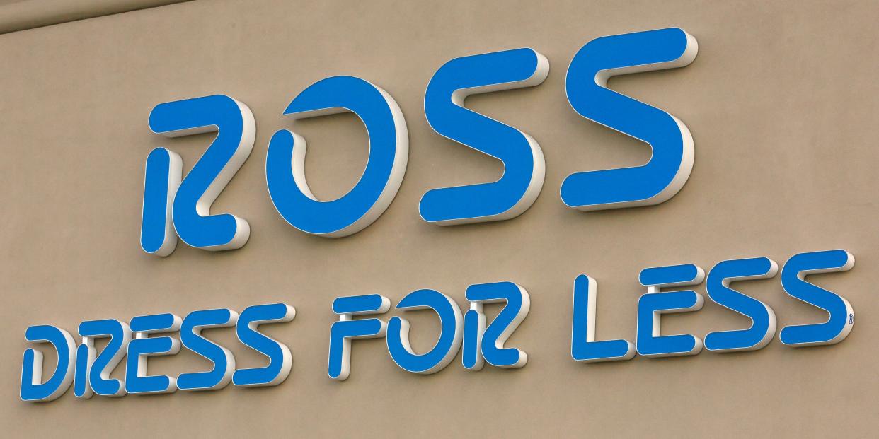 FILE PHOTO: The sign outside a Ross store is seen in Broomfield, Colorado February 27, 2014.  REUTERS/Rick Wilking 