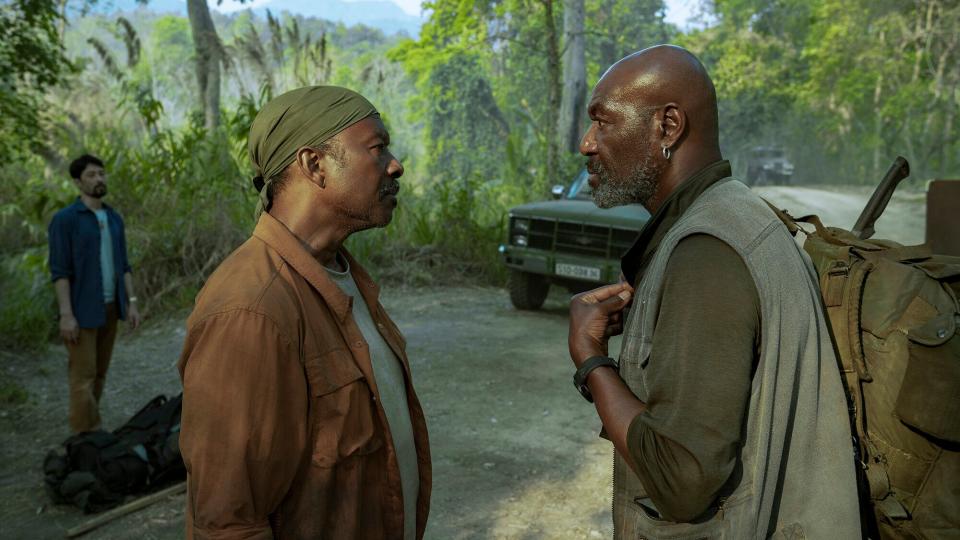 Clarke Peters and Delroy Lindo in "Da 5 Bloods" on Netflix. (David Lee/Netflix)