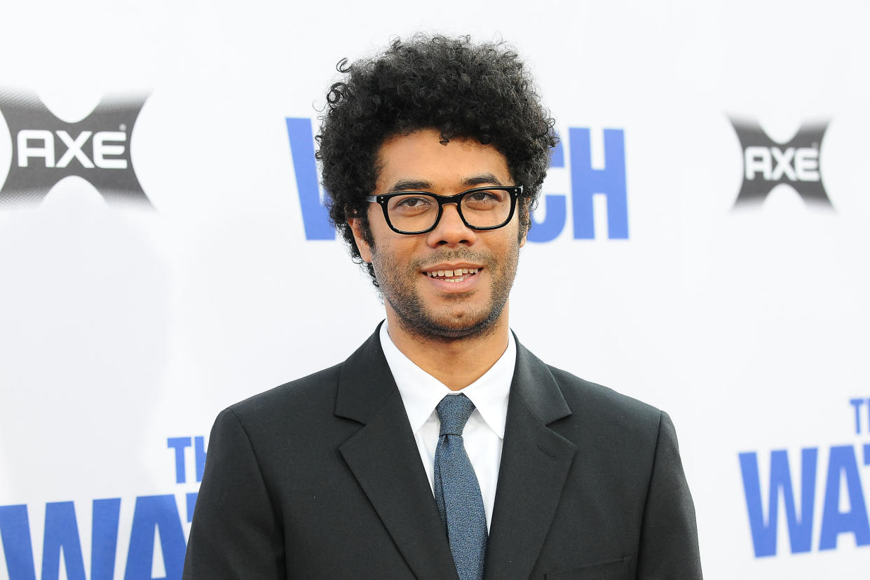 HOLLYWOOD, CA - JULY 23:  Actor Richard Ayoade attends the premiere of "The Watch" at Grauman's Chinese Theatre on July 23, 2012 in Hollywood, California.  (Photo by Jason LaVeris/FilmMagic)