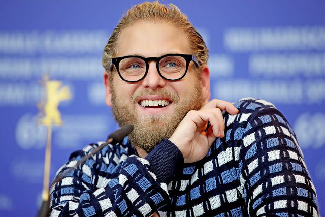 <p>Andreas Rentz/Getty</p> Jonah Hill on Feb. 10, 2019