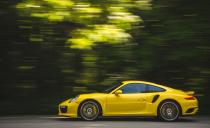 <p>Select Sport+ mode, turn off the stability control, depress the brake, depress the accelerator, lift the brake pedal for launch, and prepare for the 911 Turbo S's unique take on the theme of acceleration: a tidy, controlled, and extremely rapid accumulation of speed.</p>