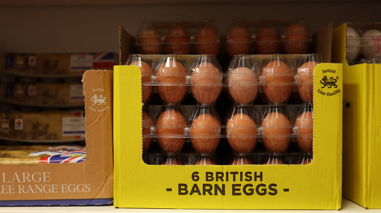 British Lion eggs in the market