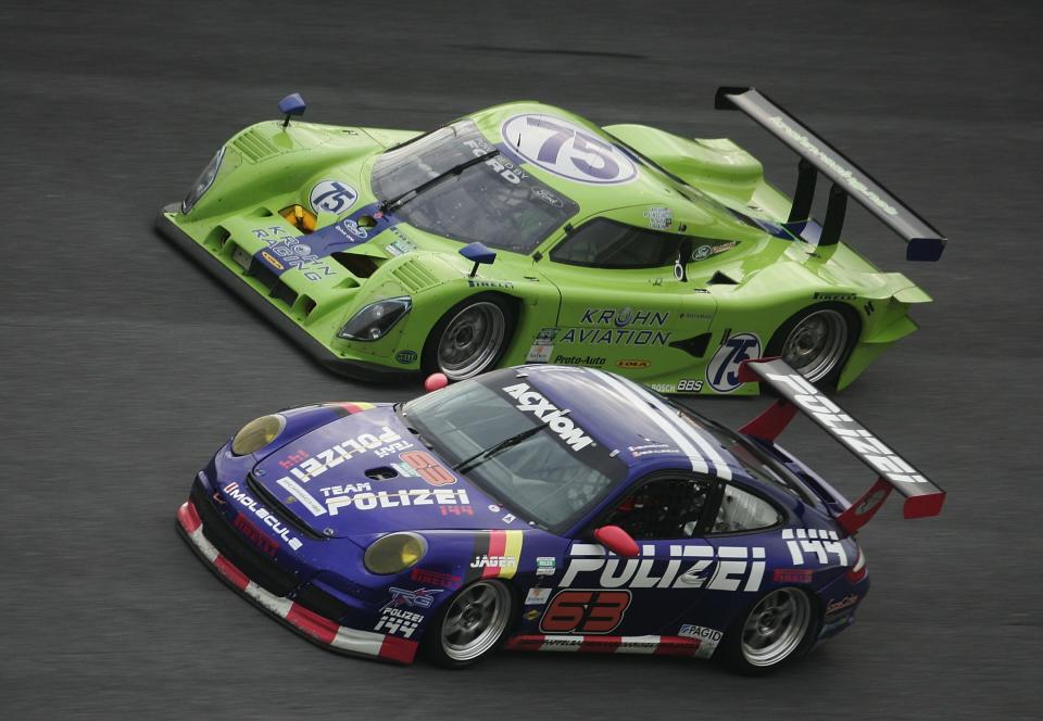 DAYTONA BEACH, FL - JANUARY 09: Zak Brown returned to racing in the late 2000s and early 2010s, including a time with the #63 Porsche of The Racer's Group. He'd enter racing once again in 2010 with the team he founded, United Autosports.