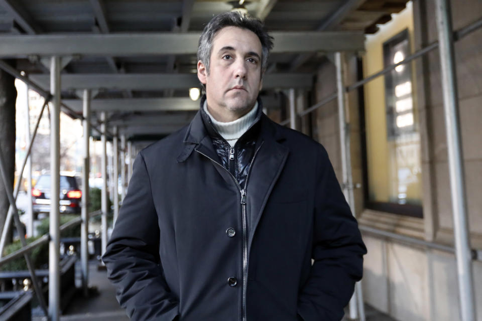 Michael Cohen, Trump's former personal attorney, pleaded guilty last week to lying to Congress. (Photo: ASSOCIATED PRESS)