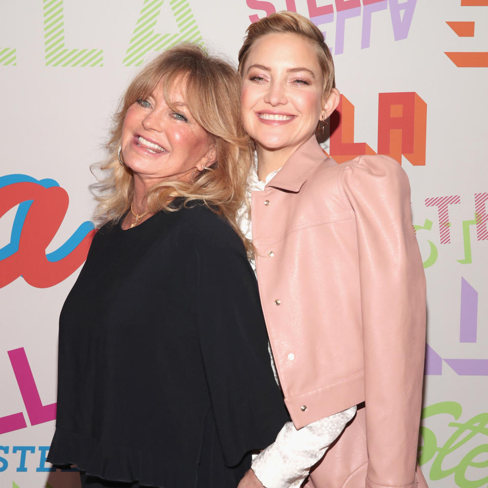 Goldie Hawn and Kate Hudson at Stella McCartney's Autumn 2018 Collection Launch (Christopher Polk / Getty Images)