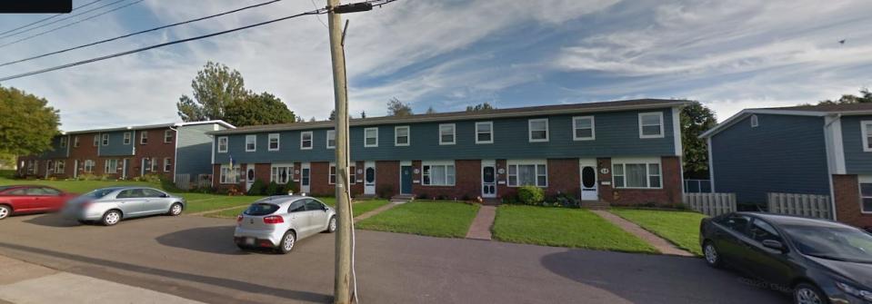 A Google Street View shot of the buildings that make up Belvedere Terrace. 