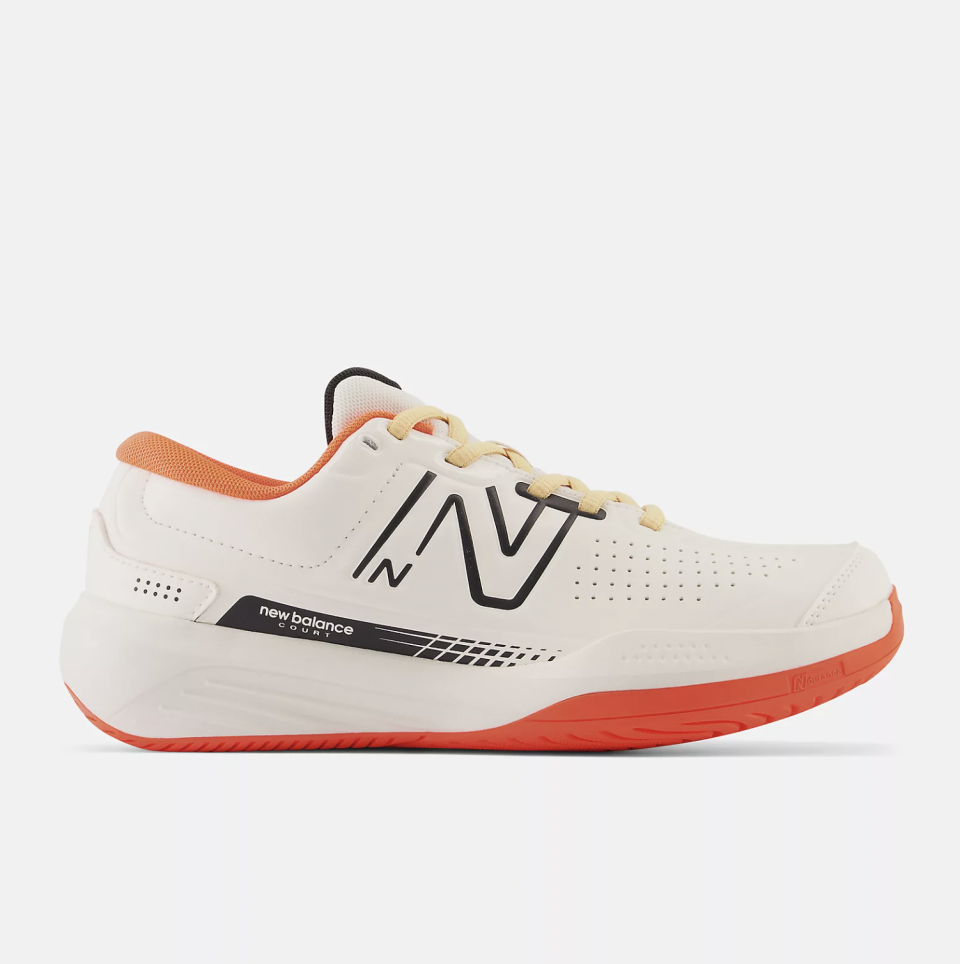 <p><a href="https://go.redirectingat.com?id=74968X1596630&url=https%3A%2F%2Fwww.newbalance.com%2Fpd%2F696v5%2FWCH696O5-D-085.html&sref=https%3A%2F%2Fwww.oprahdaily.com%2Fstyle%2Fg39752842%2Fbest-pickleball-shoes%2F" rel="nofollow noopener" target="_blank" data-ylk="slk:Shop Now;elm:context_link;itc:0;sec:content-canvas" class="link ">Shop Now</a></p><p>696v5</p><p>$59.99</p><p>newbalance.com</p><span class="copyright">New Balance</span>