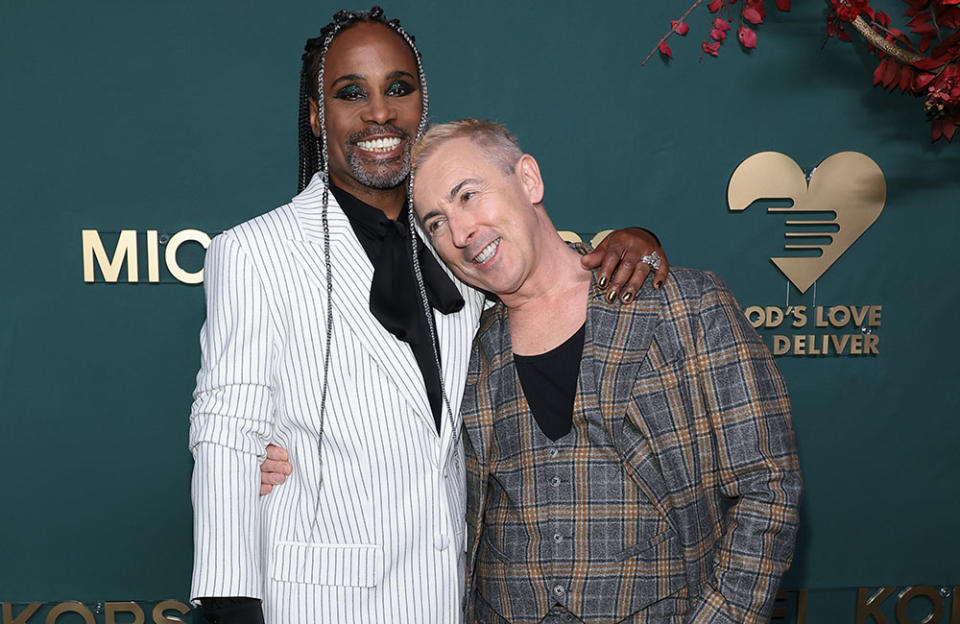 Billy Porter and Alan Cumming attend God's Love We Deliver 16th Annual Golden Heart Awards at The Glasshouse on October 17, 2022 in New York City.