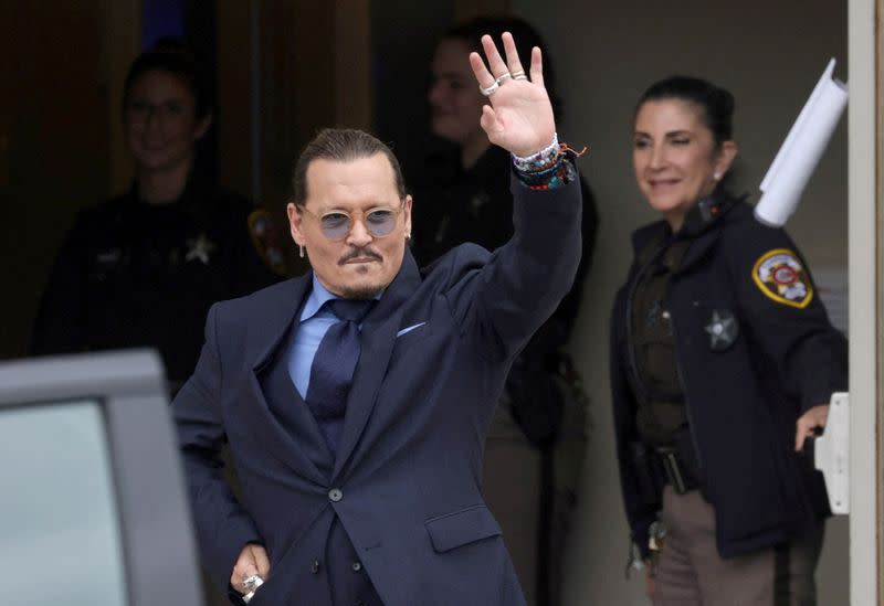 FILE PHOTO: Depp v Heard defamation case continues in Fairfax, Virginia