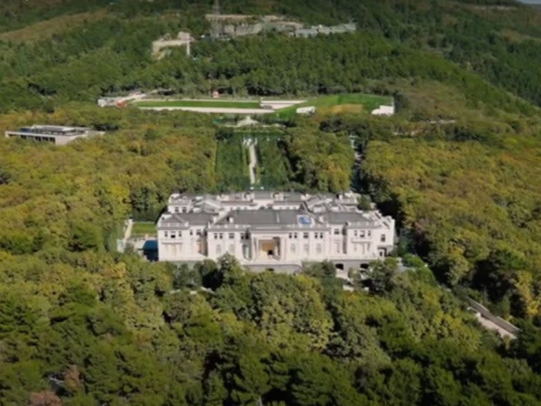 A screengrab of the alleged ‘palace’ owned by Russian President Vladimir Putin, according to a video released by Russian opposition Alexei Navalny’s team on Tuesday (Alexei Navalny/YouTube)