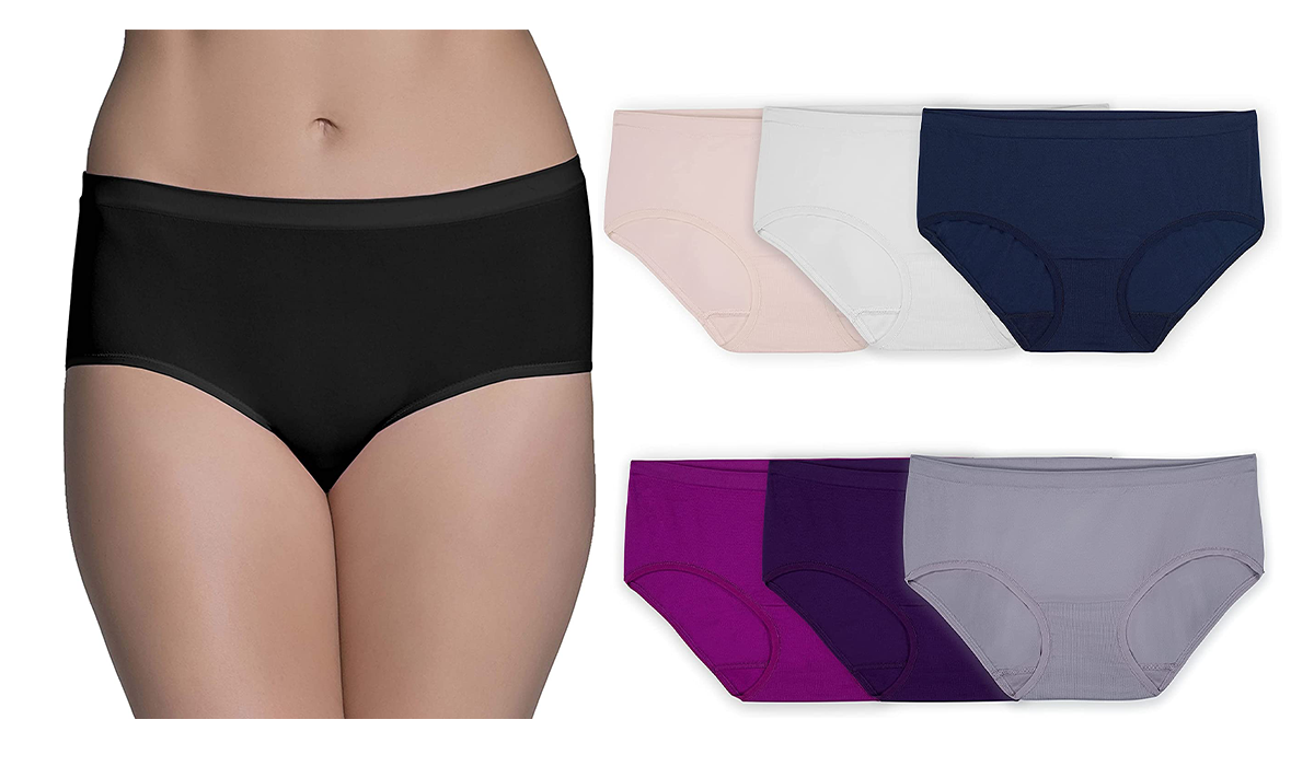 Woman wearing hipster cut underwear (Photos: Amazon)