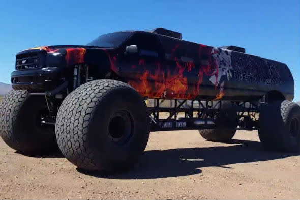 Stretched monster truck for sale