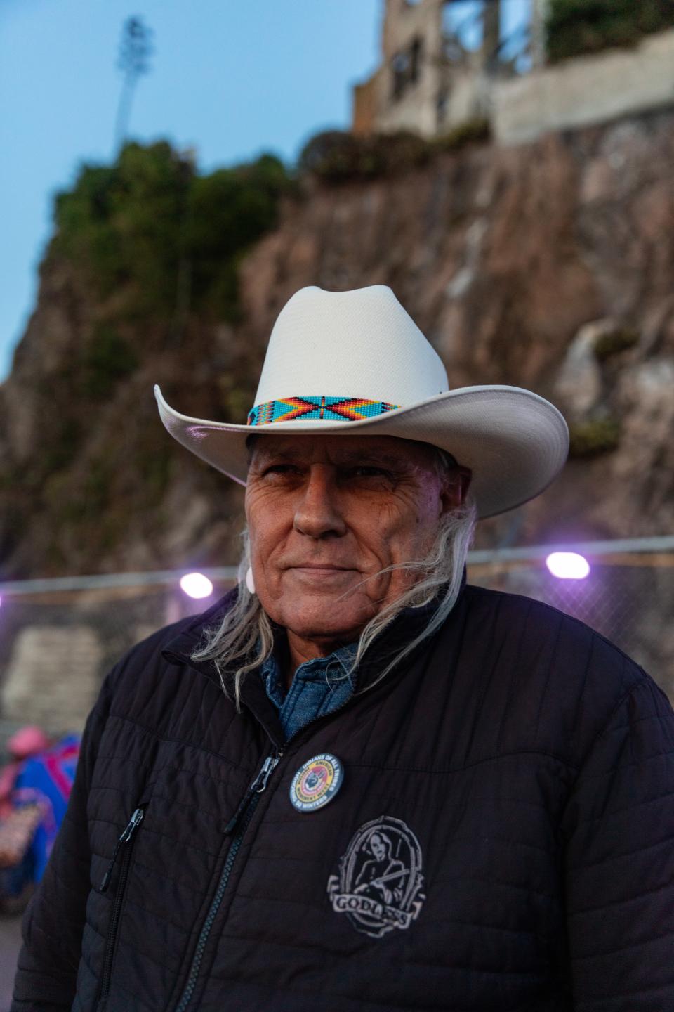 Michael Horse, an activist and actor known best for his role as Deputy Hawk in Twin Peaks.