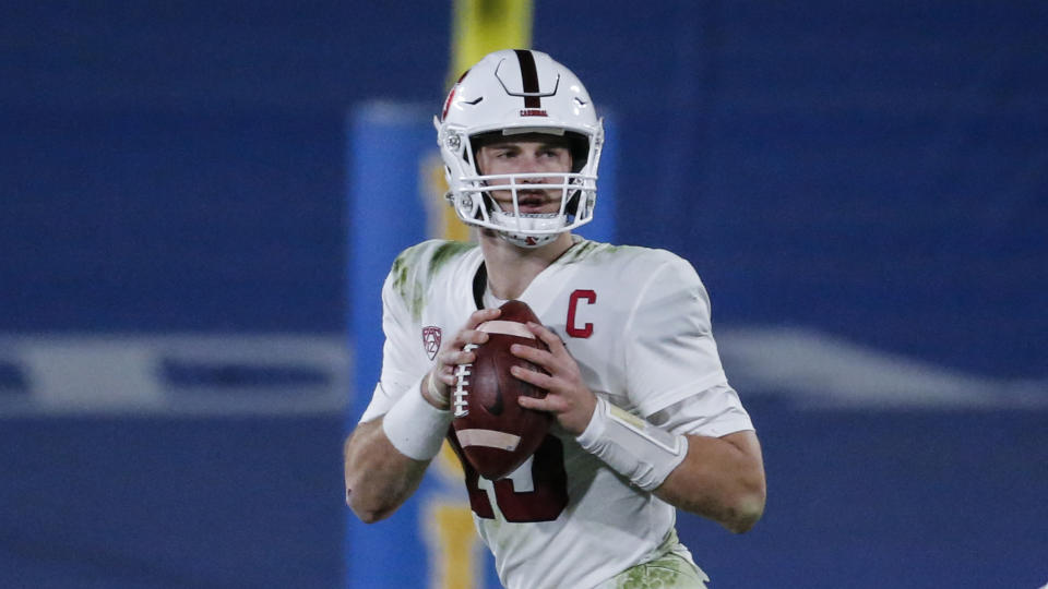 Stanford QB Davis Mills only started 11 games in college but has intriguing ability. (AP Photo/Ringo H.W. Chiu)