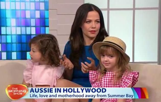 Tammin appeared on the show with two young models. Source: The Morning Show/Seven