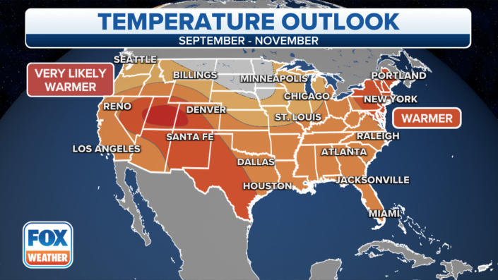 Fall 2022 temperature outlook