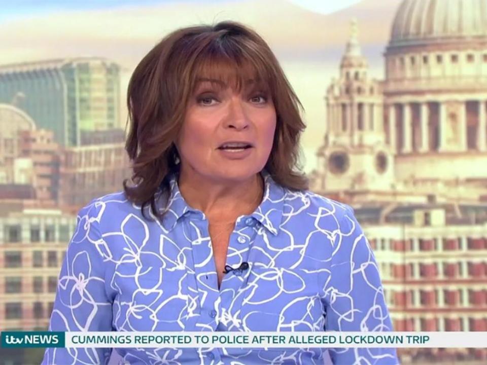 Lorraine Kelly takes aim at Dominic Cummings