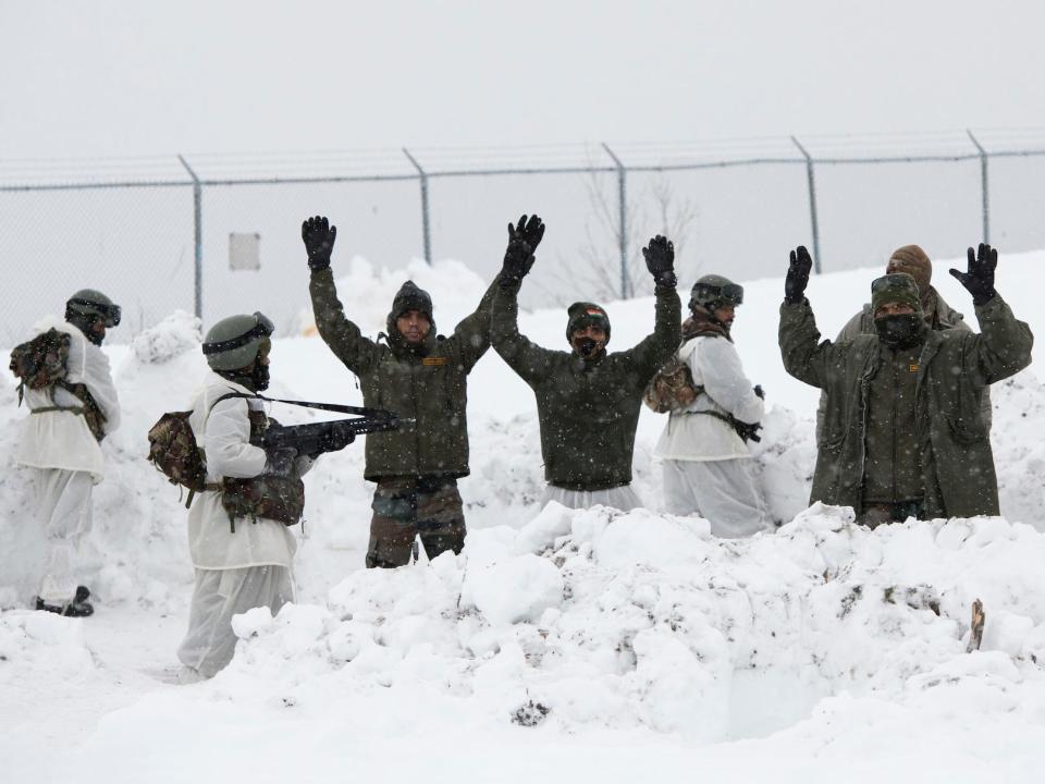 Indian soldiers capture opposition forces in Alaska